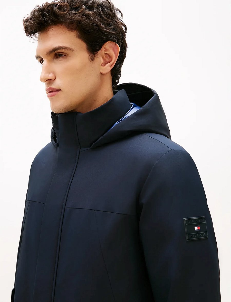 Tommy Hilfiger - TECH HOODED PADDED PARKA - parkas - desert sky - 3