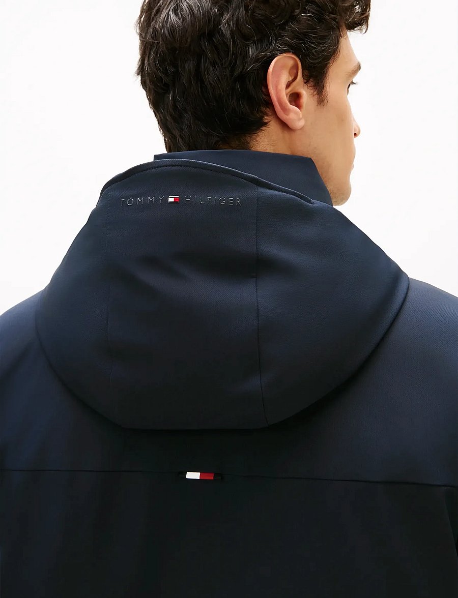 Tommy Hilfiger - TECH HOODED PADDED PARKA - parkas - desert sky - 4