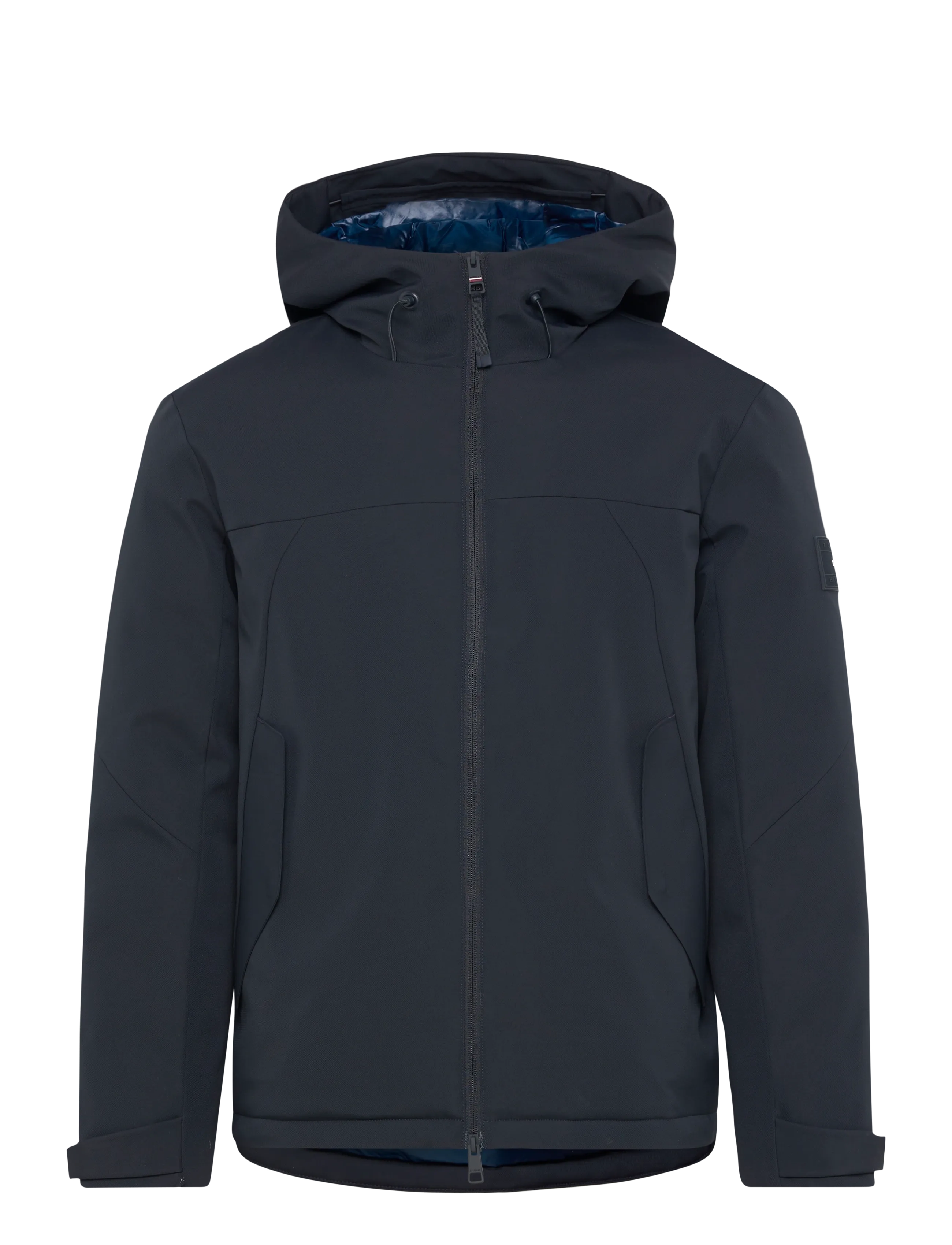 Tommy Hilfiger TECH HOODED SHORT PADDED JACKET - Winter jackets - DESERT SKY / navy
