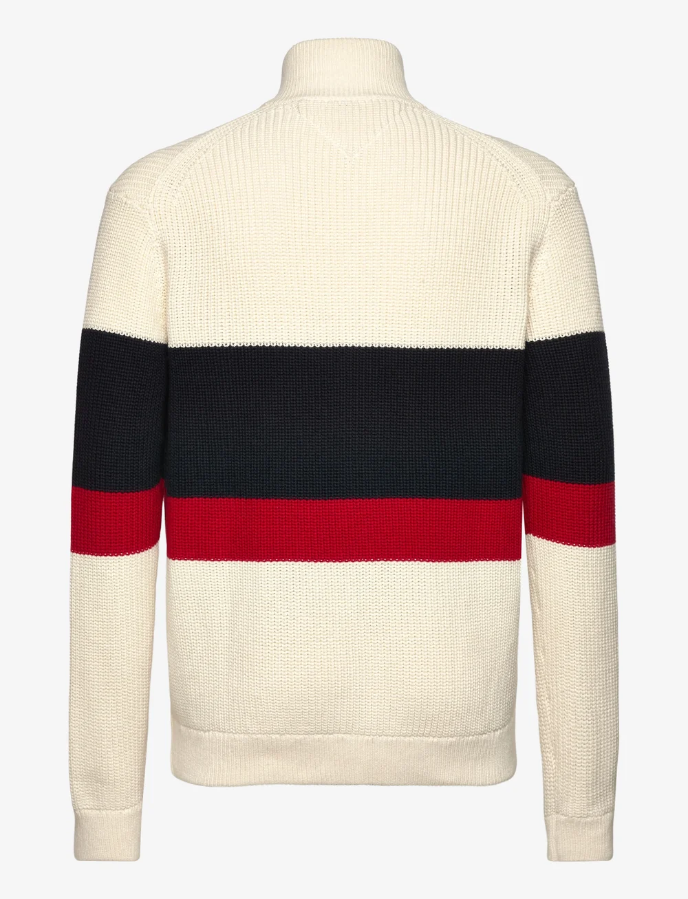 Tommy Hilfiger - RWB RIB CHEST STRIPE ZIP THROUGH - full zip tröjor - ivory petal - 2