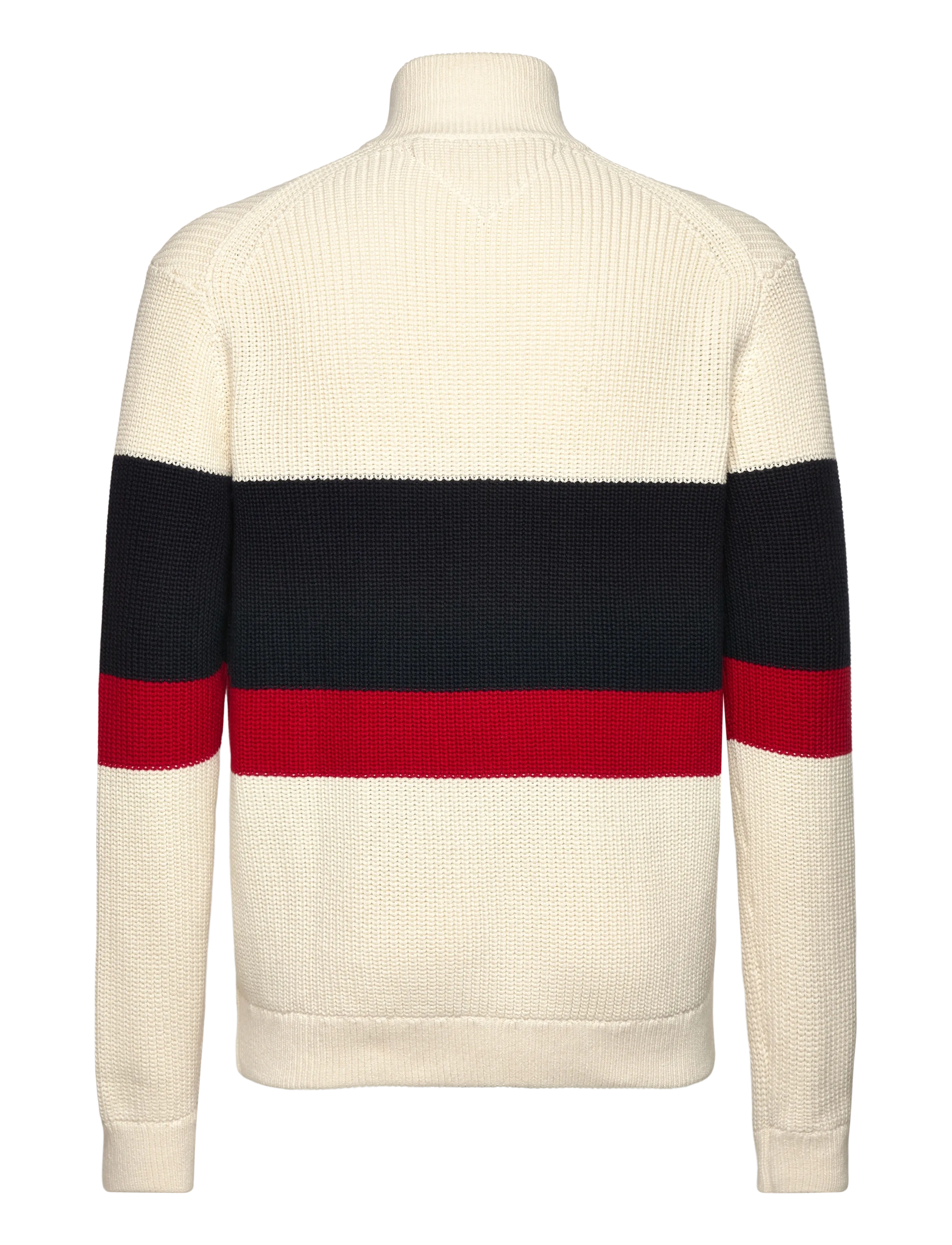 Tommy Hilfiger - RWB RIB CHEST STRIPE ZIP THROUGH - ivory petal - 2