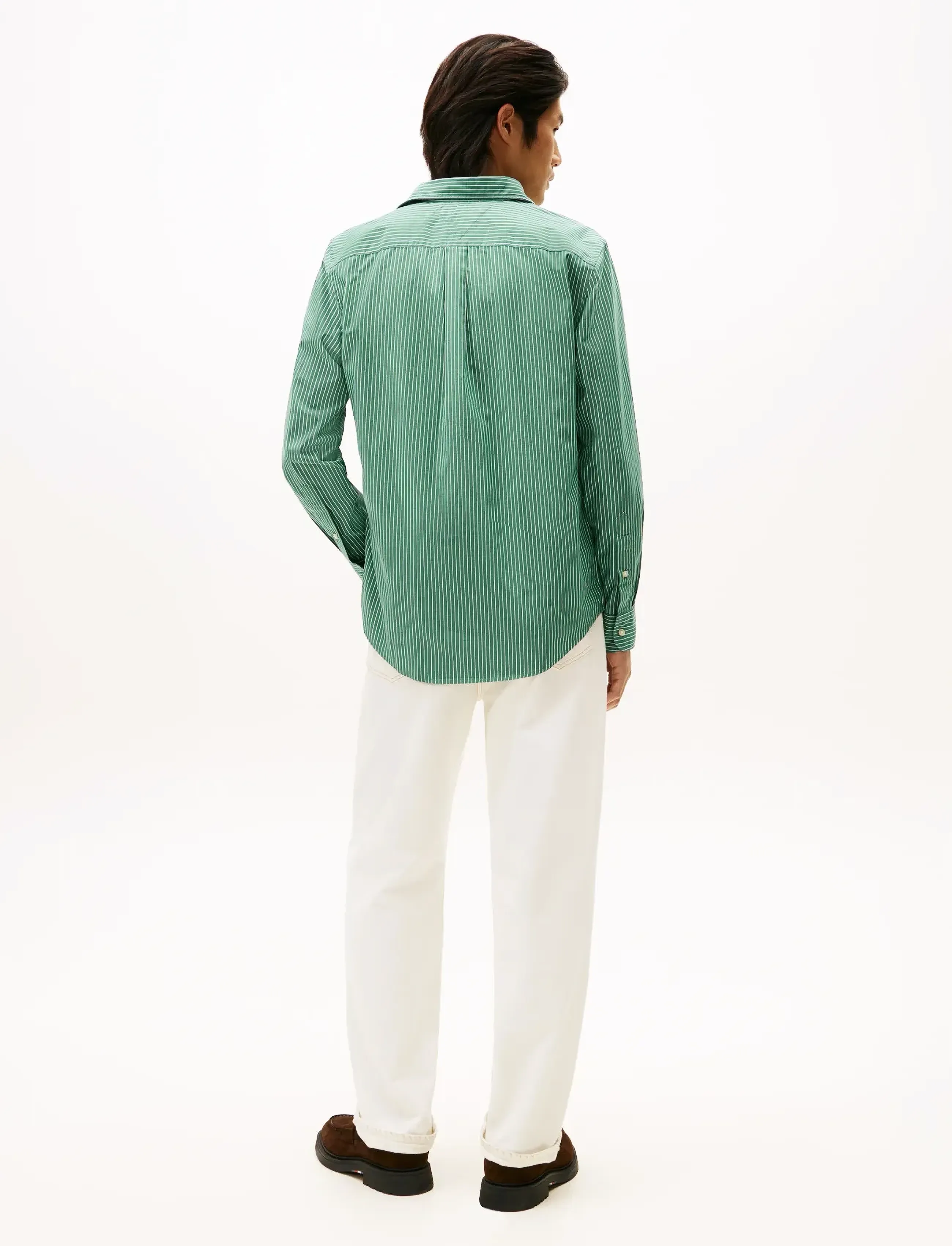 Tommy Hilfiger - CORE HAIRLINE POPLIN RF SHIRT - chemises à rayures - ornamental green   stripe - 3