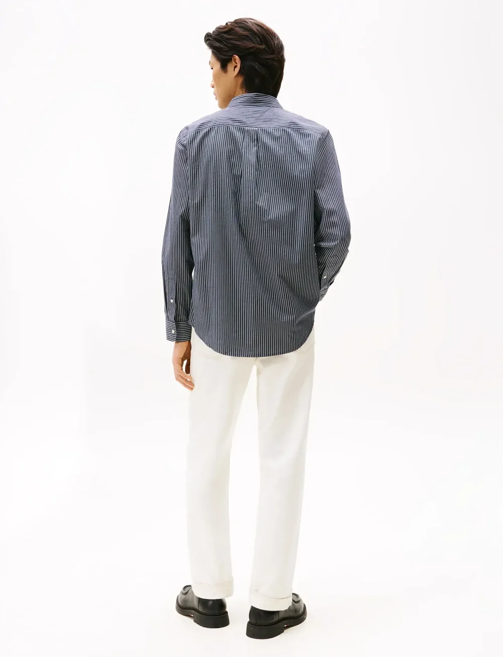 Tommy Hilfiger - CORE HAIRLINE POPLIN RF SHIRT - gestreifte hemden - black / stripe - 3