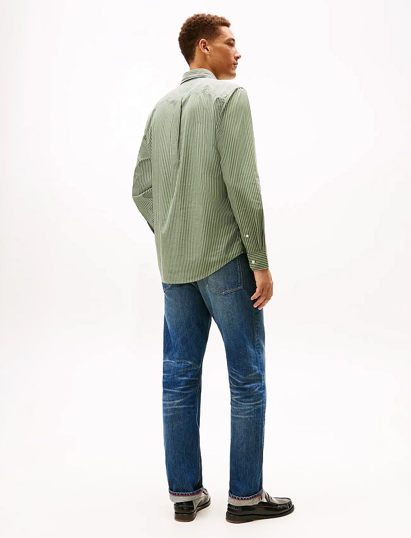 Tommy Hilfiger - CORE HAIRLINE POPLIN RF SHIRT - randiga skjortor - mountain pine stripe - 3