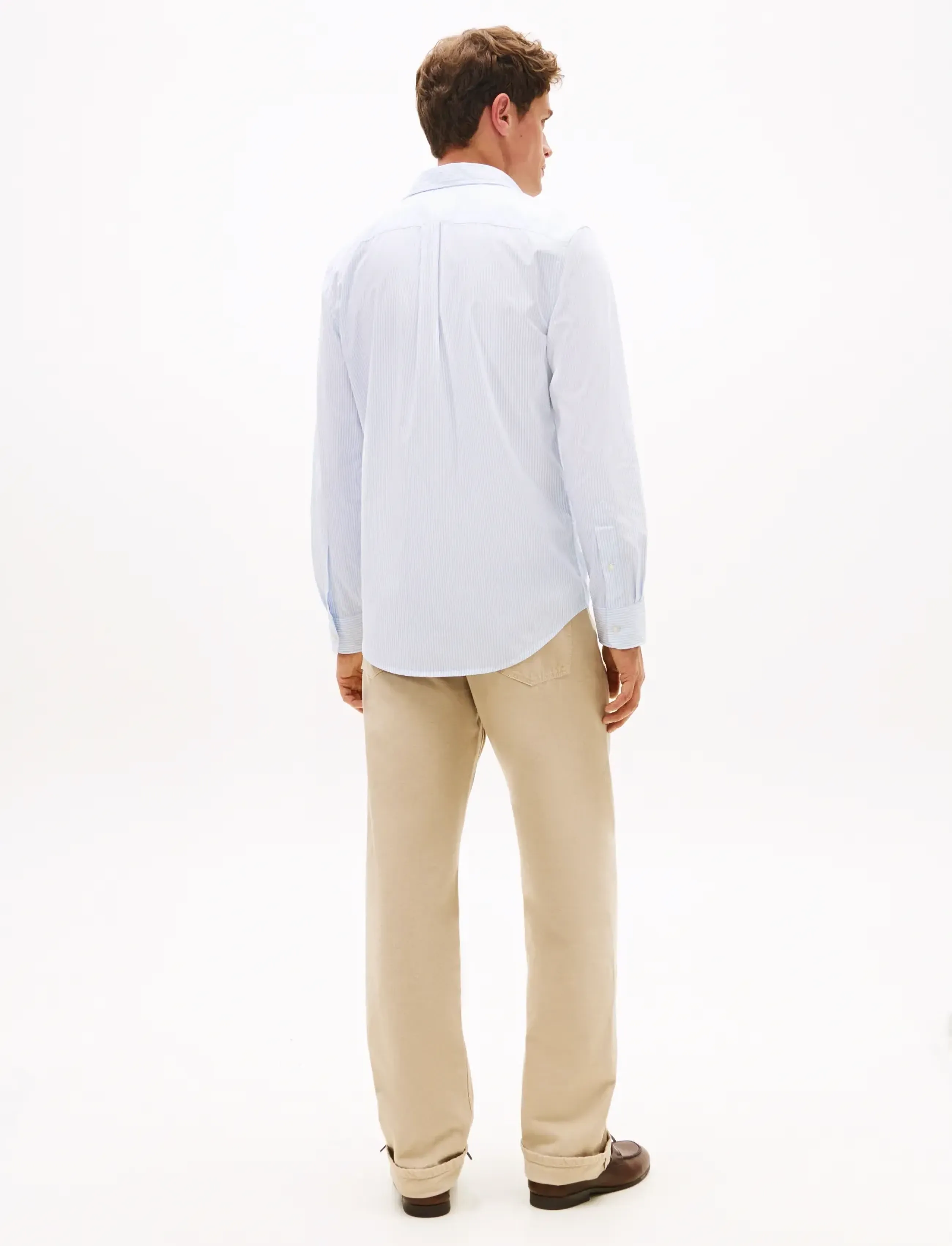 Tommy Hilfiger - CORE FLEX POP CLASSIC STP SHIRT - raidalliset kauluspaidat - sweet blue   stripe - 5