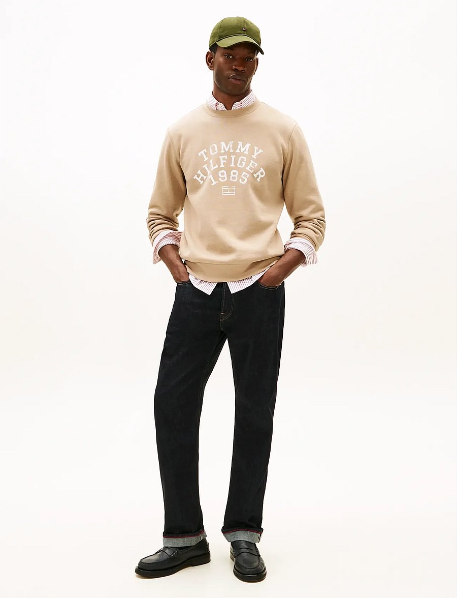 Tommy Hilfiger - HILFIGER ARCH SWEATSHIRT - sweatshirts - coastal taupe - 2