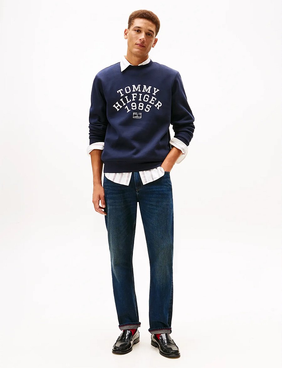 Tommy Hilfiger - HILFIGER ARCH SWEATSHIRT - sweatshirts - desert sky - 2