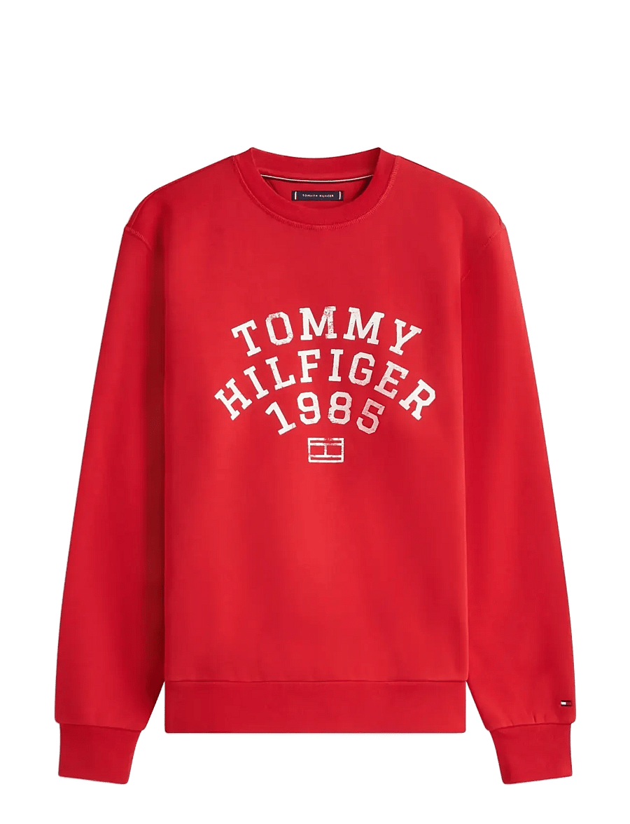 Tommy Hilfiger - HILFIGER ARCH SWEATSHIRT - sweats - medium red - 1