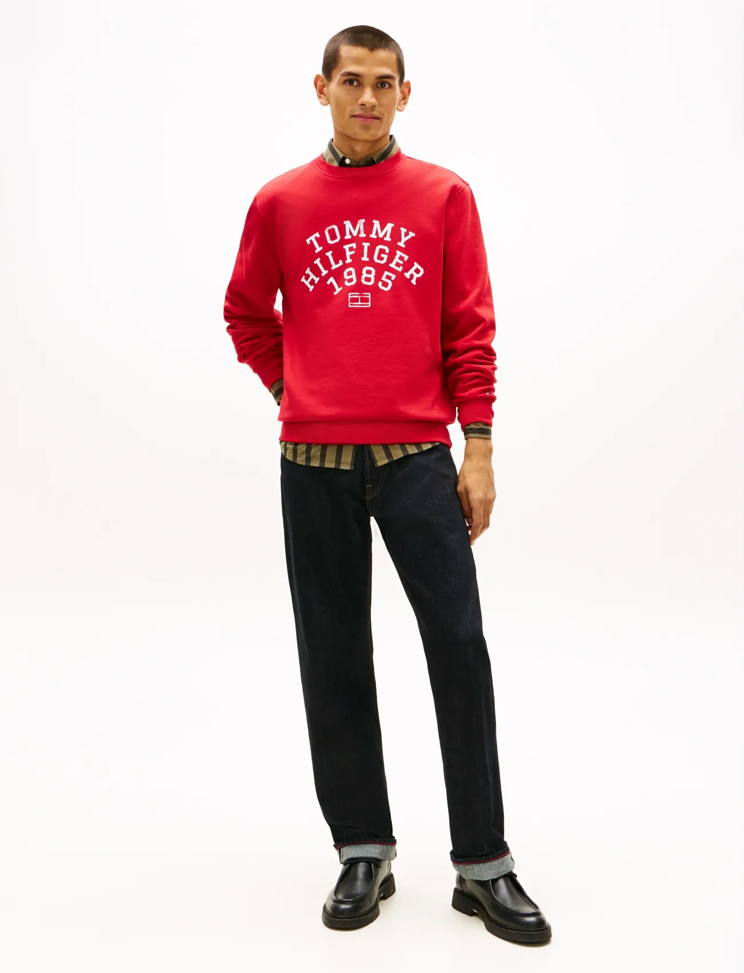 Tommy Hilfiger - HILFIGER ARCH SWEATSHIRT - shop by occasion - medium red - 2