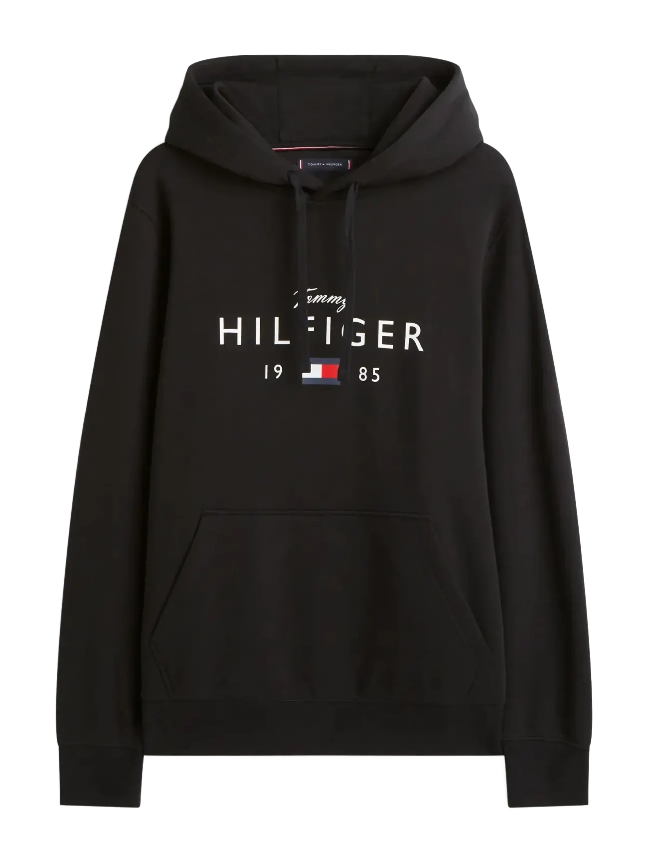 Tommy Hilfiger BRAND LOVE BIG HILFIGER HOODIE - Sweatshirts & hættetrøjer - BLACK / black