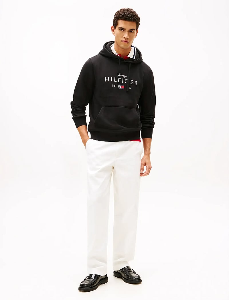 Tommy Hilfiger - BRAND LOVE BIG HILFIGER HOODIE - hupparit - black - 2