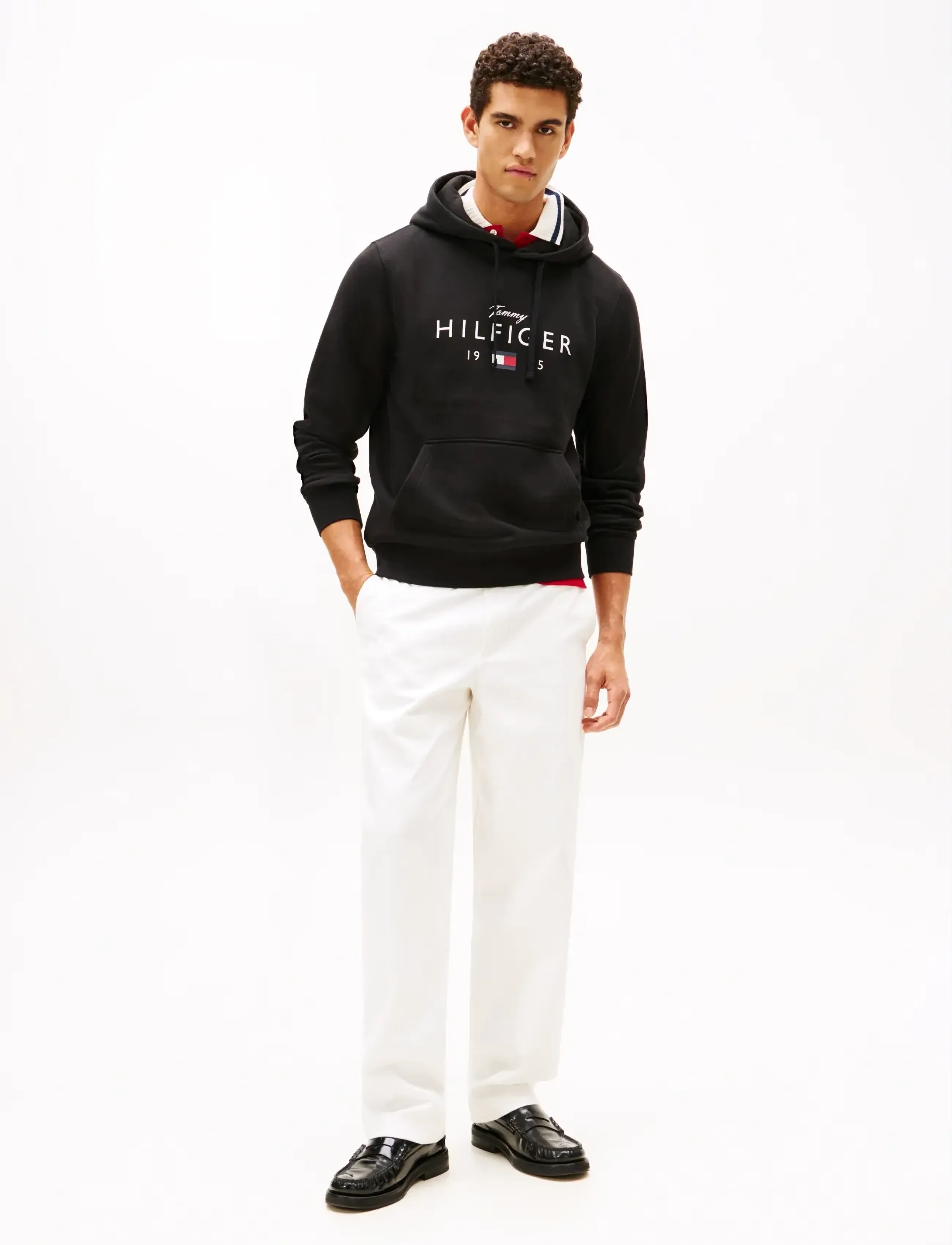 Tommy Hilfiger - BRAND LOVE BIG HILFIGER HOODIE - kapuzenpullover - black - 2