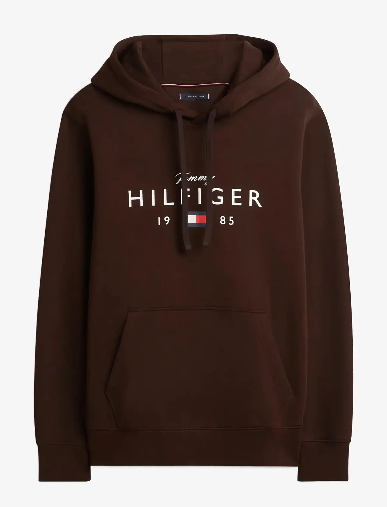 Tommy Hilfiger - BRAND LOVE BIG HILFIGER HOODIE - hoodies - chocolate - 1