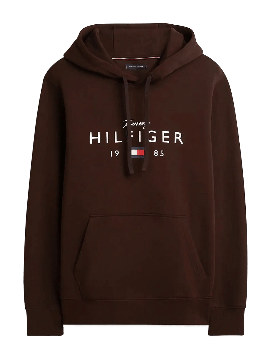Tommy Hilfiger - BRAND LOVE BIG HILFIGER HOODIE - hættetrøjer - chocolate - 1