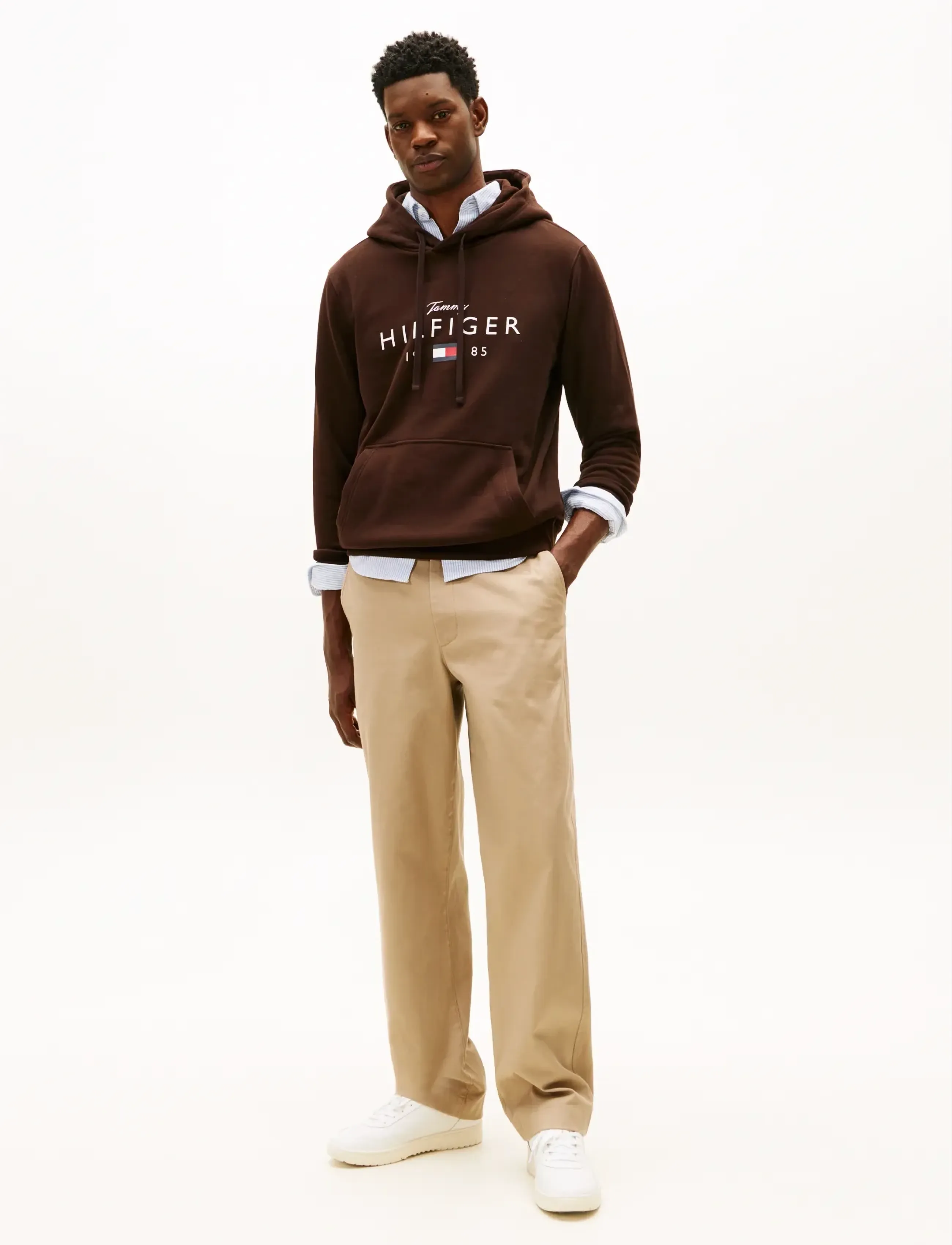 Tommy Hilfiger - BRAND LOVE BIG HILFIGER HOODIE - hættetrøjer - chocolate - 2