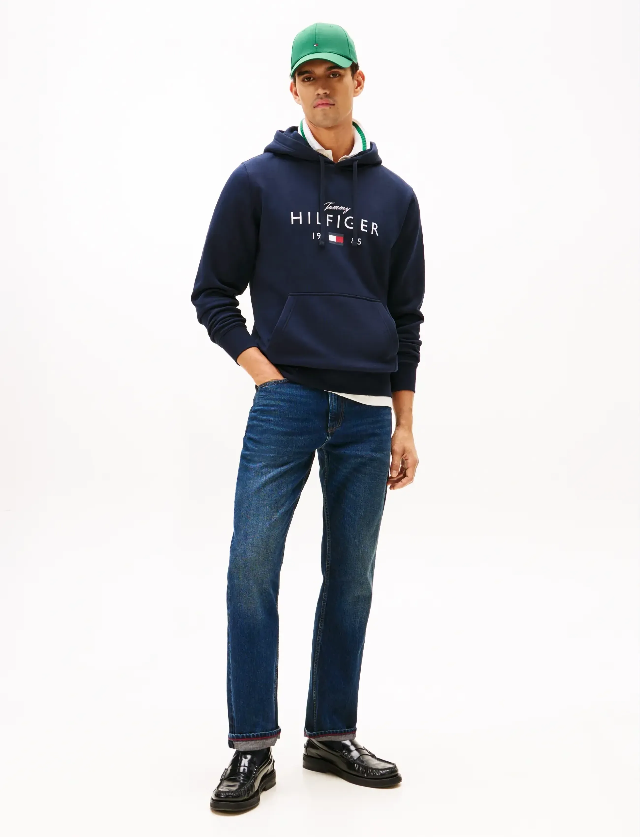 Tommy Hilfiger - BRAND LOVE BIG HILFIGER HOODIE - hættetrøjer - desert sky - 2