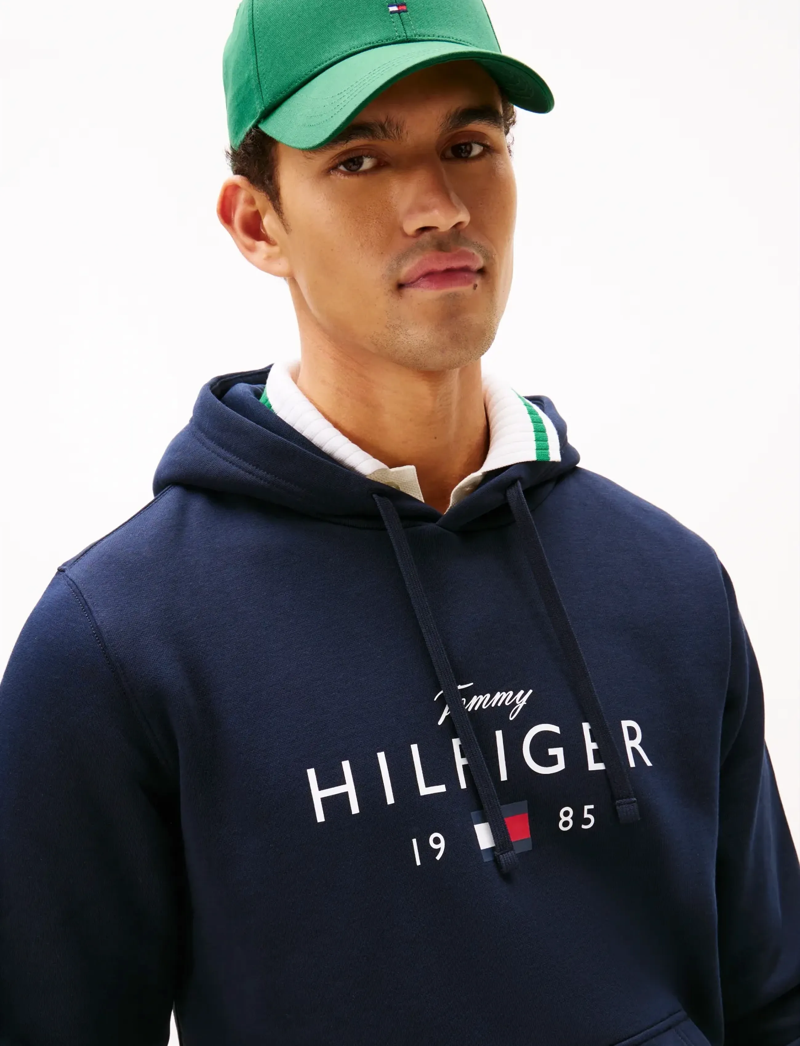 Tommy Hilfiger - BRAND LOVE BIG HILFIGER HOODIE - hættetrøjer - desert sky - 4