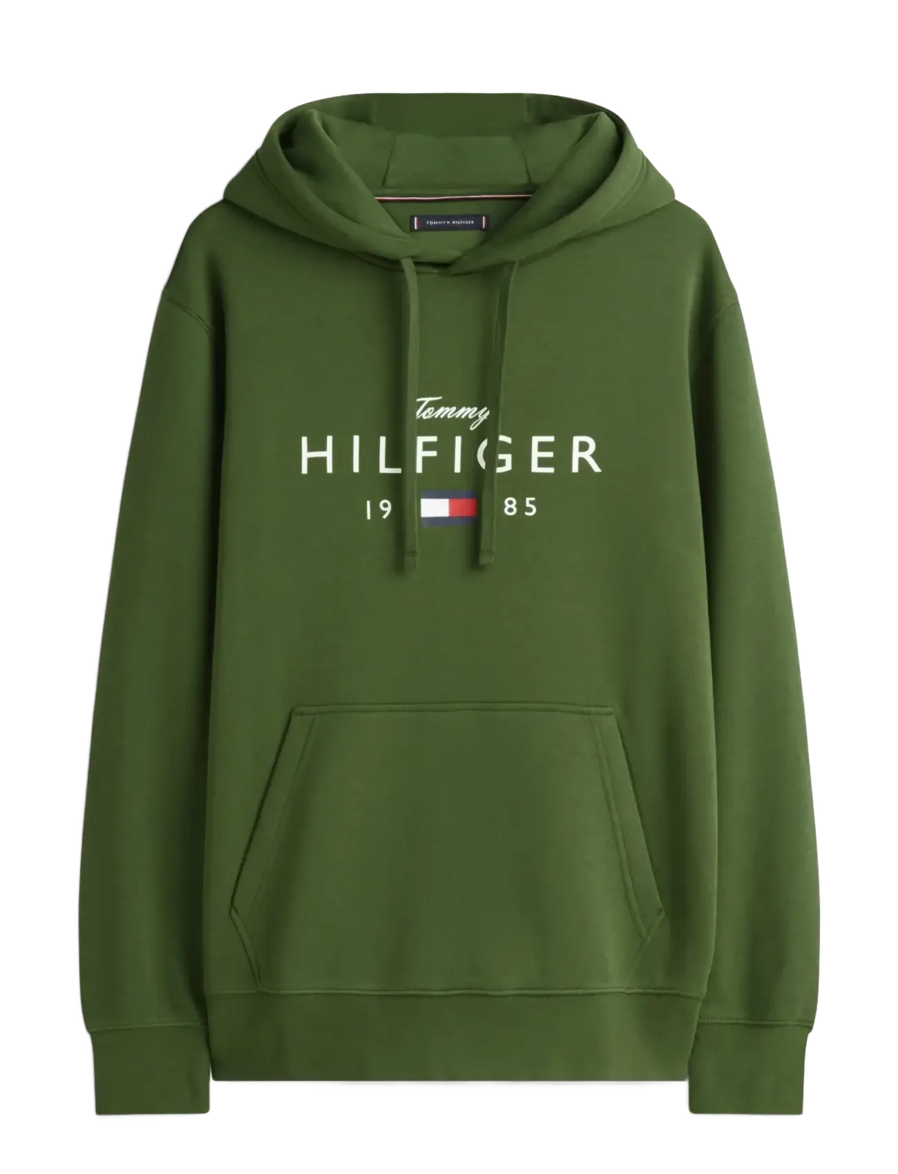 Tommy Hilfiger BRAND LOVE BIG HILFIGER HOODIE - Sweatshirts & hættetrøjer - MOUNTAIN PINE / green