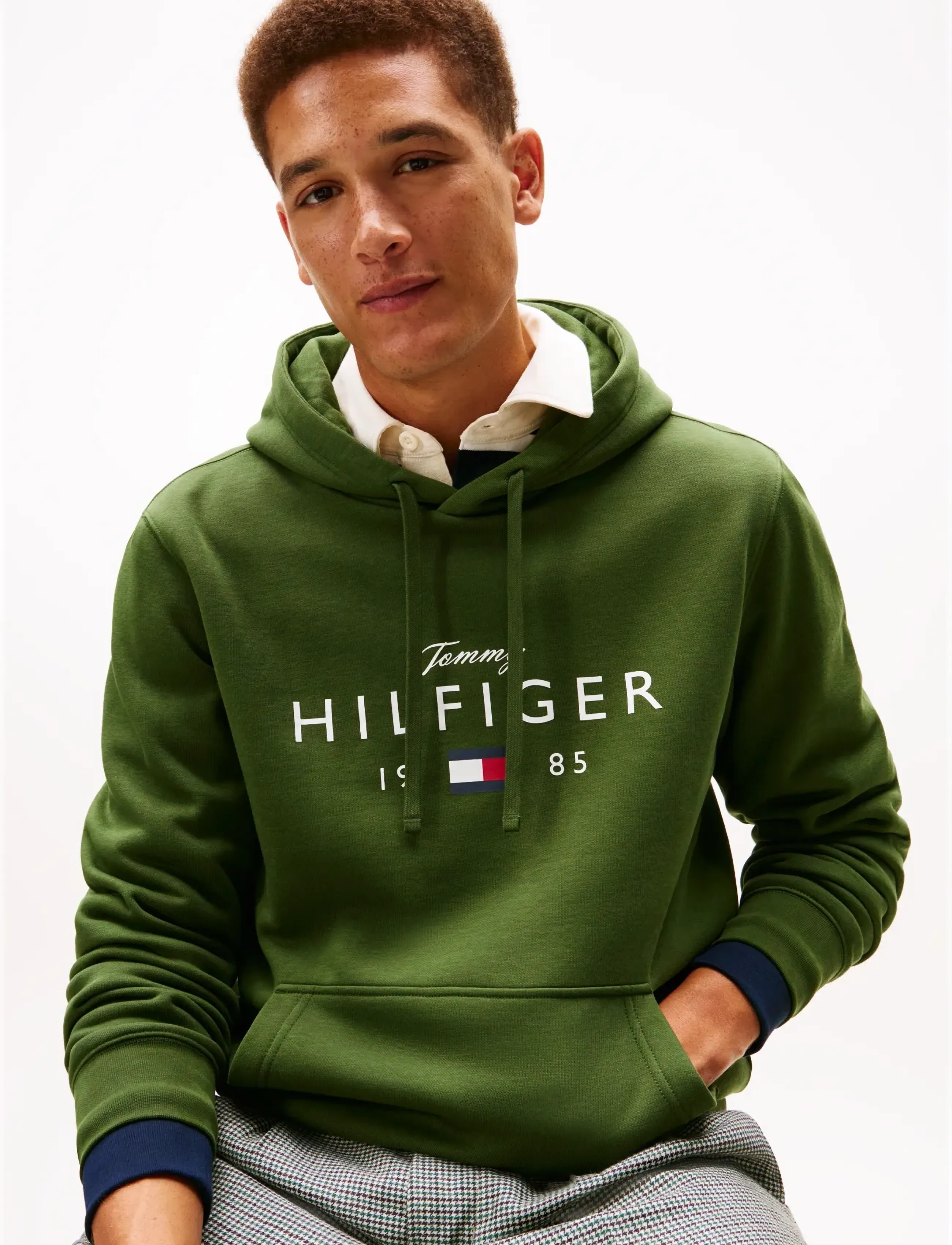 Tommy Hilfiger - BRAND LOVE BIG HILFIGER HOODIE - sweats à capuche - mountain pine - 4