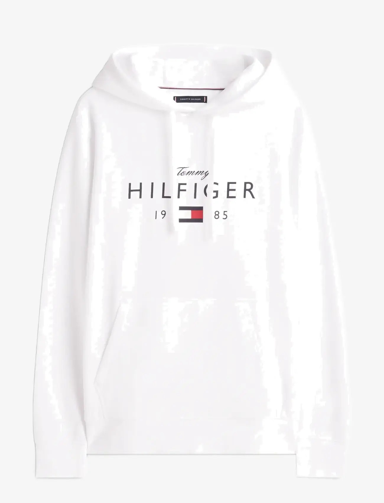 Tommy Hilfiger - BRAND LOVE BIG HILFIGER HOODIE - hoodies - white - 1