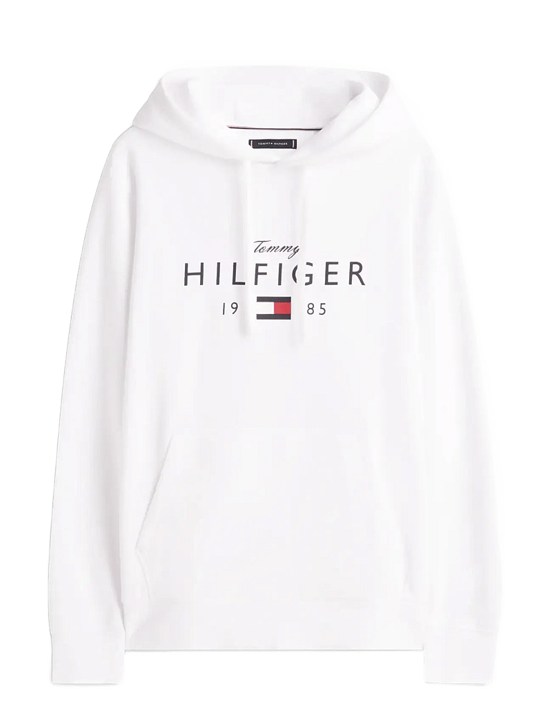 Tommy Hilfiger - BRAND LOVE BIG HILFIGER HOODIE - hoodies - white - 1