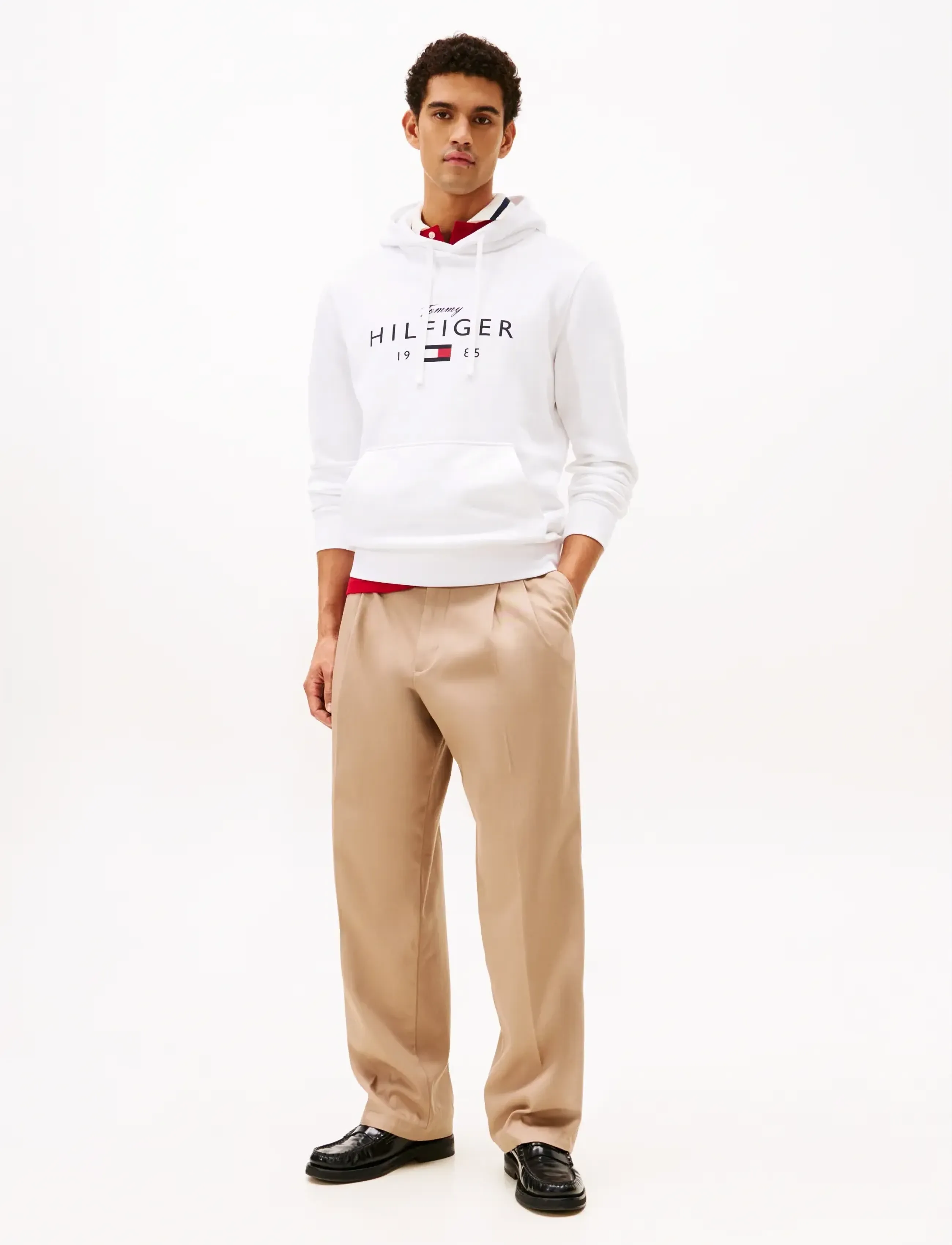 Tommy Hilfiger - BRAND LOVE BIG HILFIGER HOODIE - hættetrøjer - white - 2
