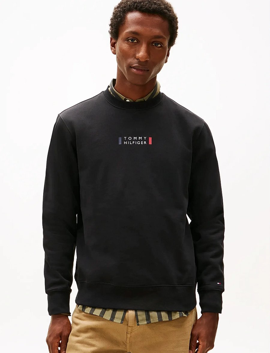Tommy Hilfiger - BRAND LOVE SWEATSHIRT - shop efter anledning - black - 0