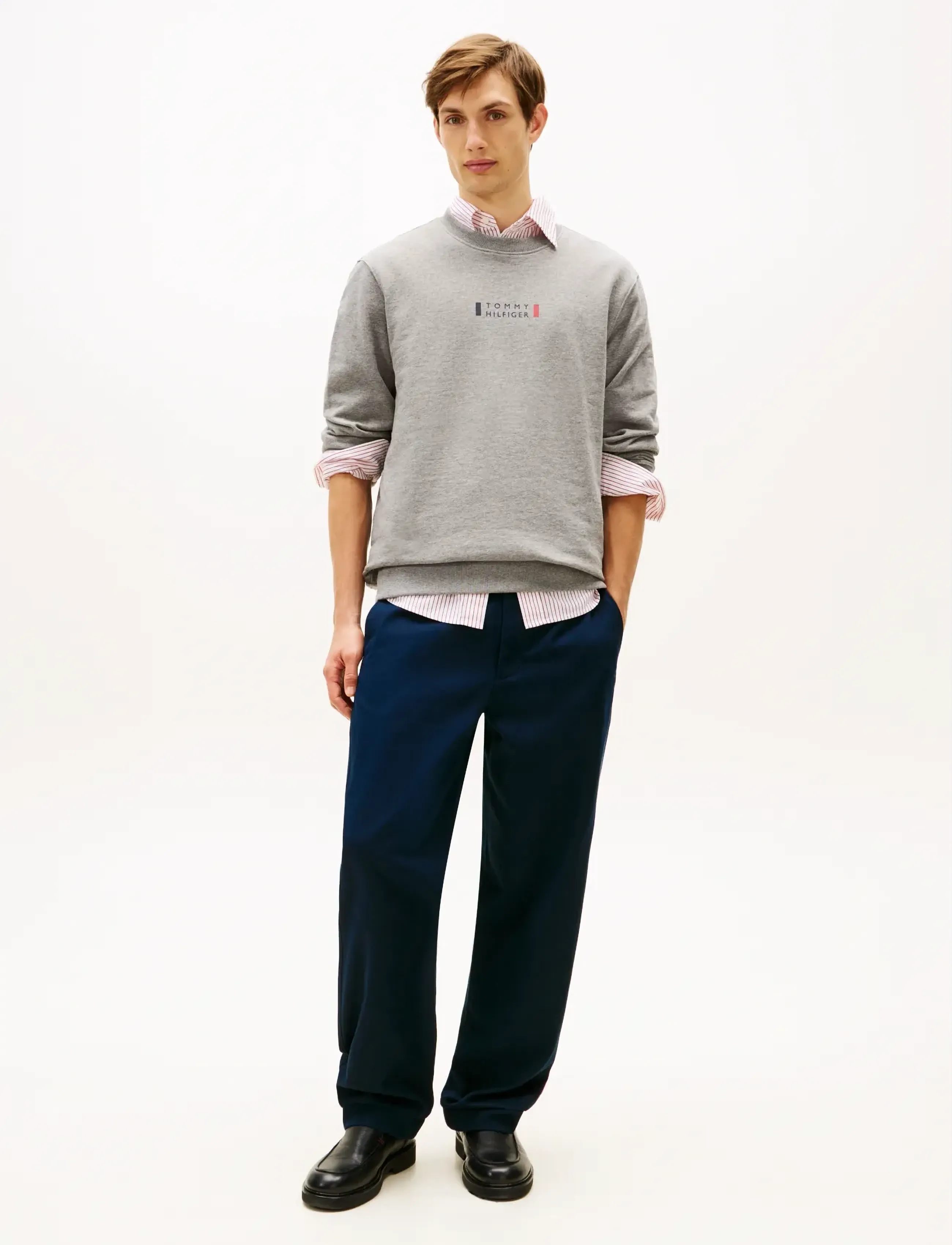 Tommy Hilfiger - BRAND LOVE SWEATSHIRT - nach anlass kaufen - medium grey heather - 2