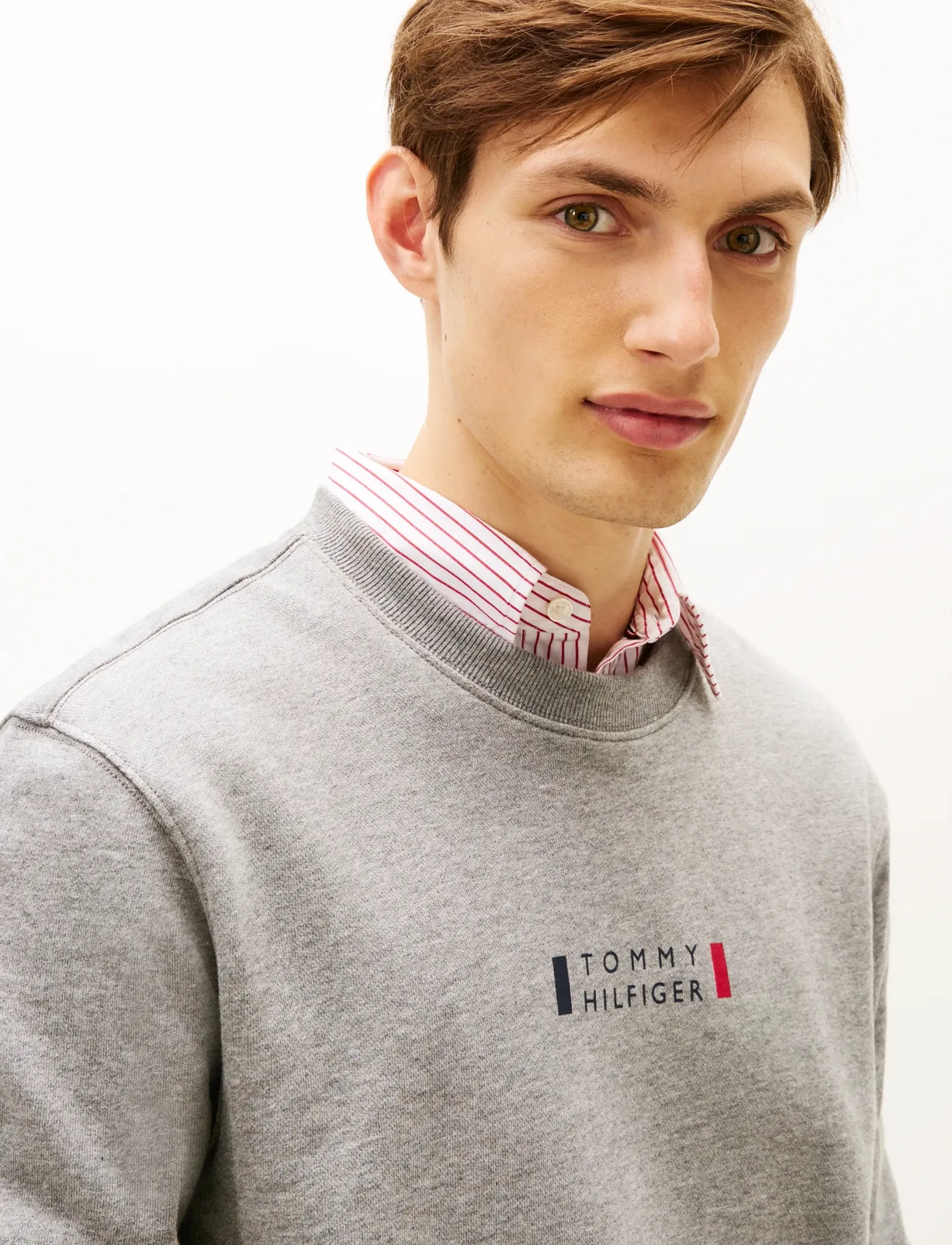 Tommy Hilfiger - BRAND LOVE SWEATSHIRT - nach anlass kaufen - medium grey heather - 4
