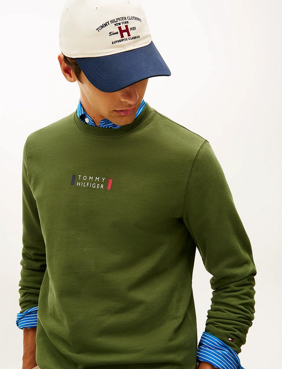 Tommy Hilfiger - BRAND LOVE SWEATSHIRT - dressipluusid - mountain pine - 4