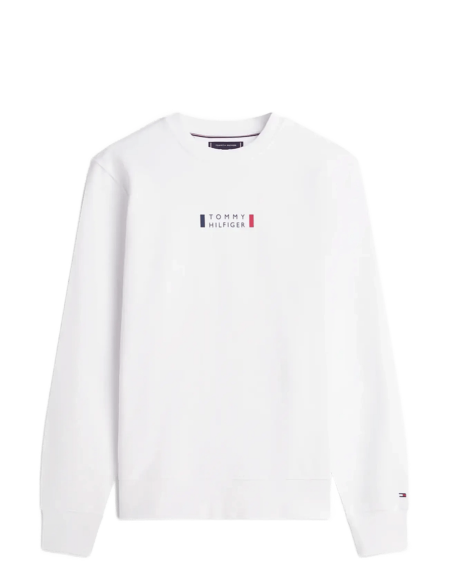 Tommy Hilfiger - BRAND LOVE SWEATSHIRT - shoppa efter tillfälle - white - 1