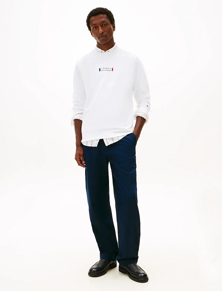 Tommy Hilfiger - BRAND LOVE SWEATSHIRT - shoppa efter tillfälle - white - 2