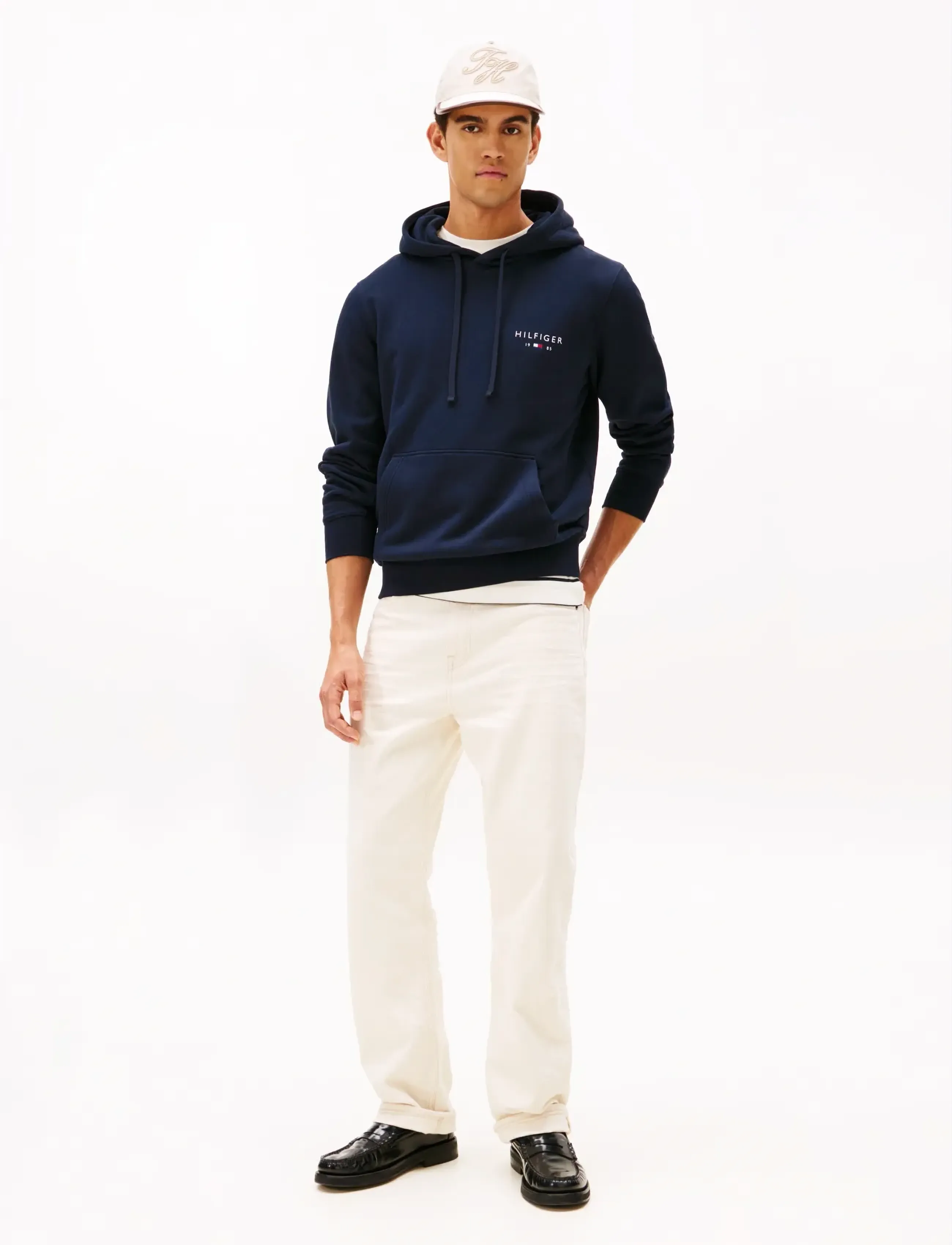 Tommy Hilfiger - BRAND LOVE SMALL HILFIGER HOODIE - hættetrøjer - desert sky - 2