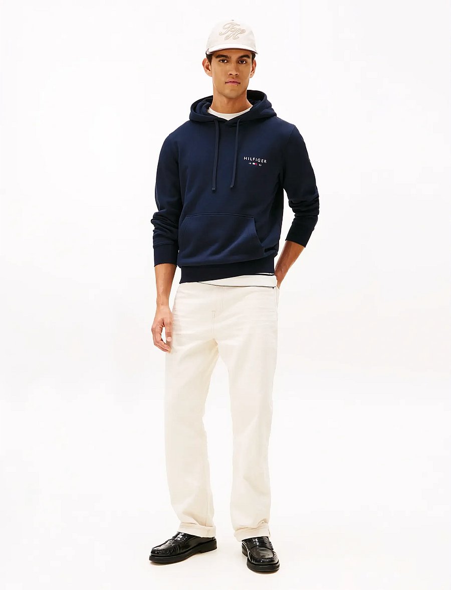 Tommy Hilfiger - BRAND LOVE SMALL HILFIGER HOODIE - sweats à capuche - desert sky - 2