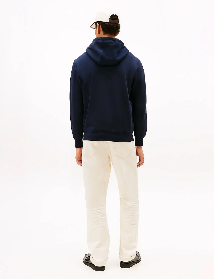 Tommy Hilfiger - BRAND LOVE SMALL HILFIGER HOODIE - sweats à capuche - desert sky - 3