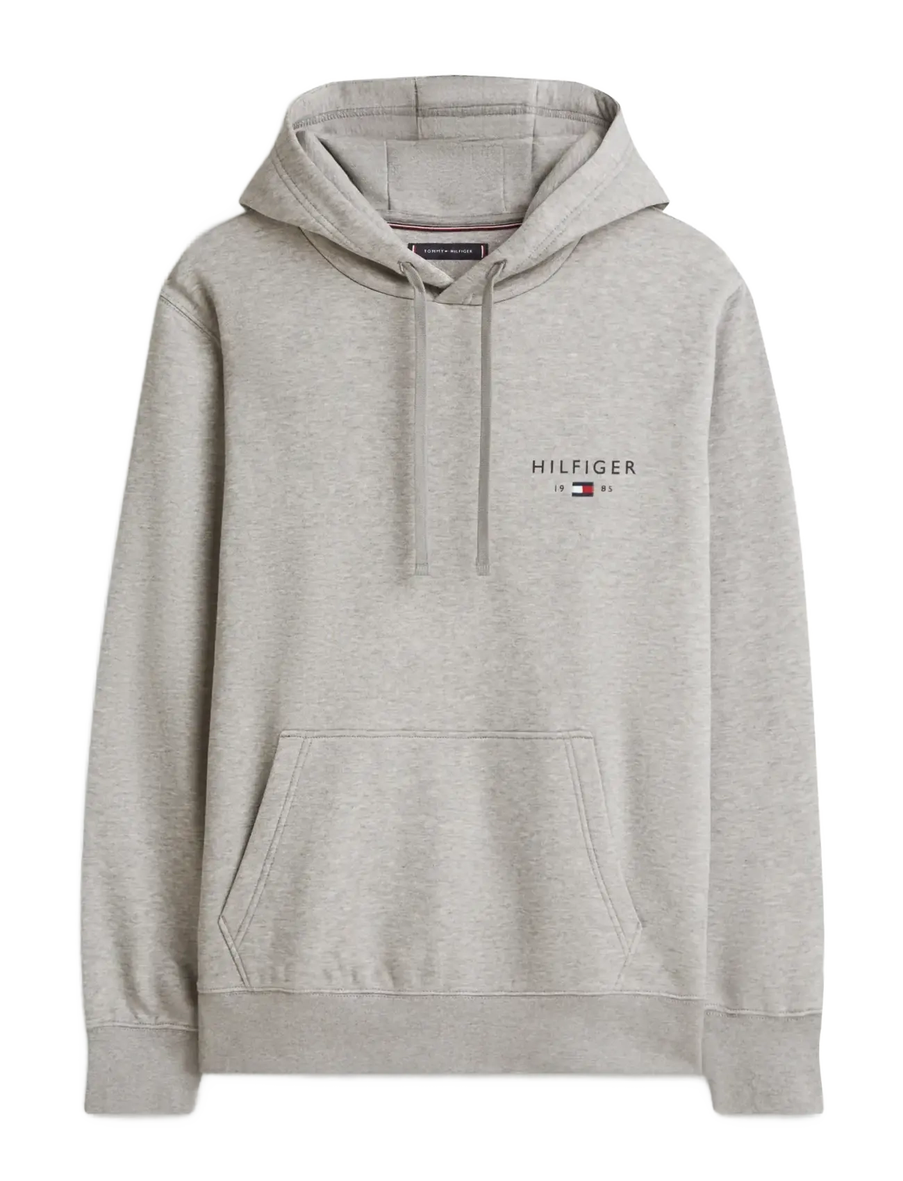 BRAND LOVE SMALL HILFIGER HOODIE - MEDIUM GREY HEATHER