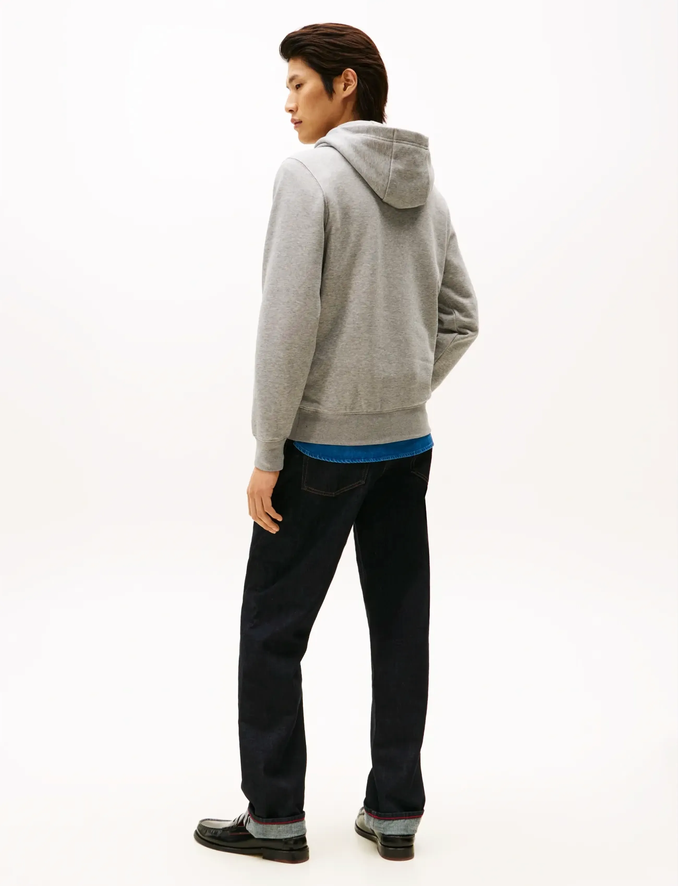 Tommy Hilfiger - BRAND LOVE SMALL HILFIGER HOODIE - hættetrøjer - medium grey heather - 3