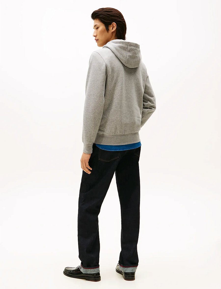 Tommy Hilfiger - BRAND LOVE SMALL HILFIGER HOODIE - sweats à capuche - medium grey heather - 3