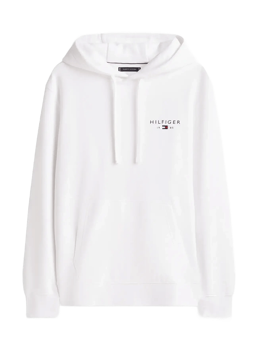 Tommy Hilfiger - BRAND LOVE SMALL HILFIGER HOODIE - sweats à capuche - white - 1