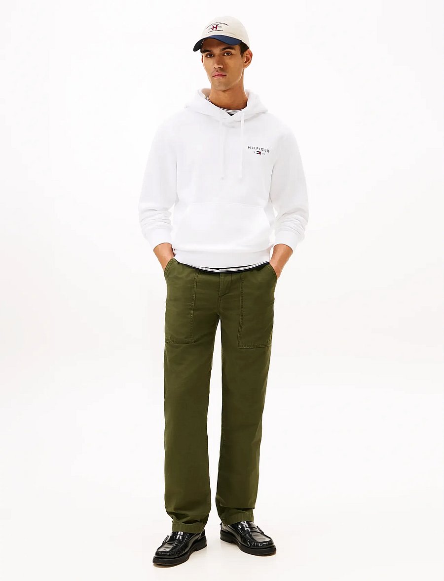 Tommy Hilfiger - BRAND LOVE SMALL HILFIGER HOODIE - sweats à capuche - white - 2