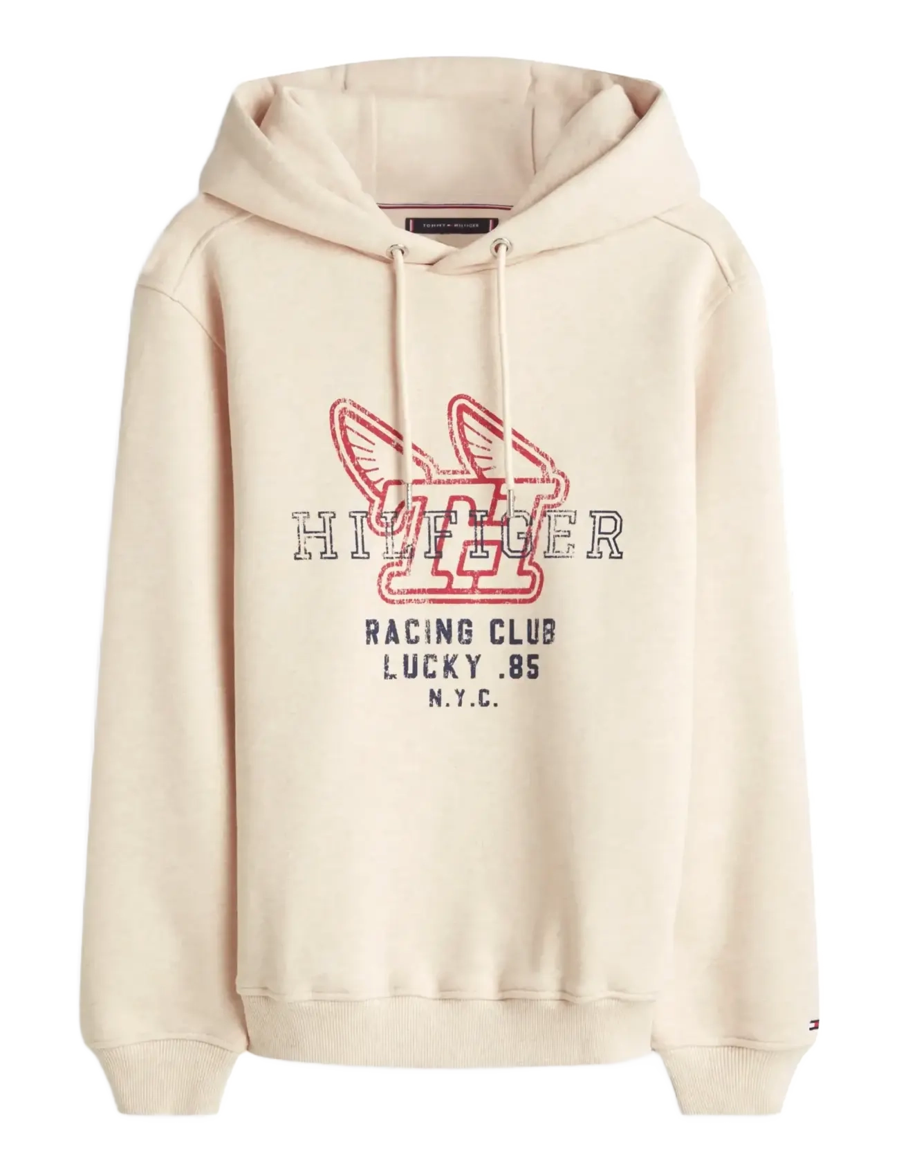 TOMMY HILFIGER Modern Ath Graphic Hoody Cream - XL - Herren