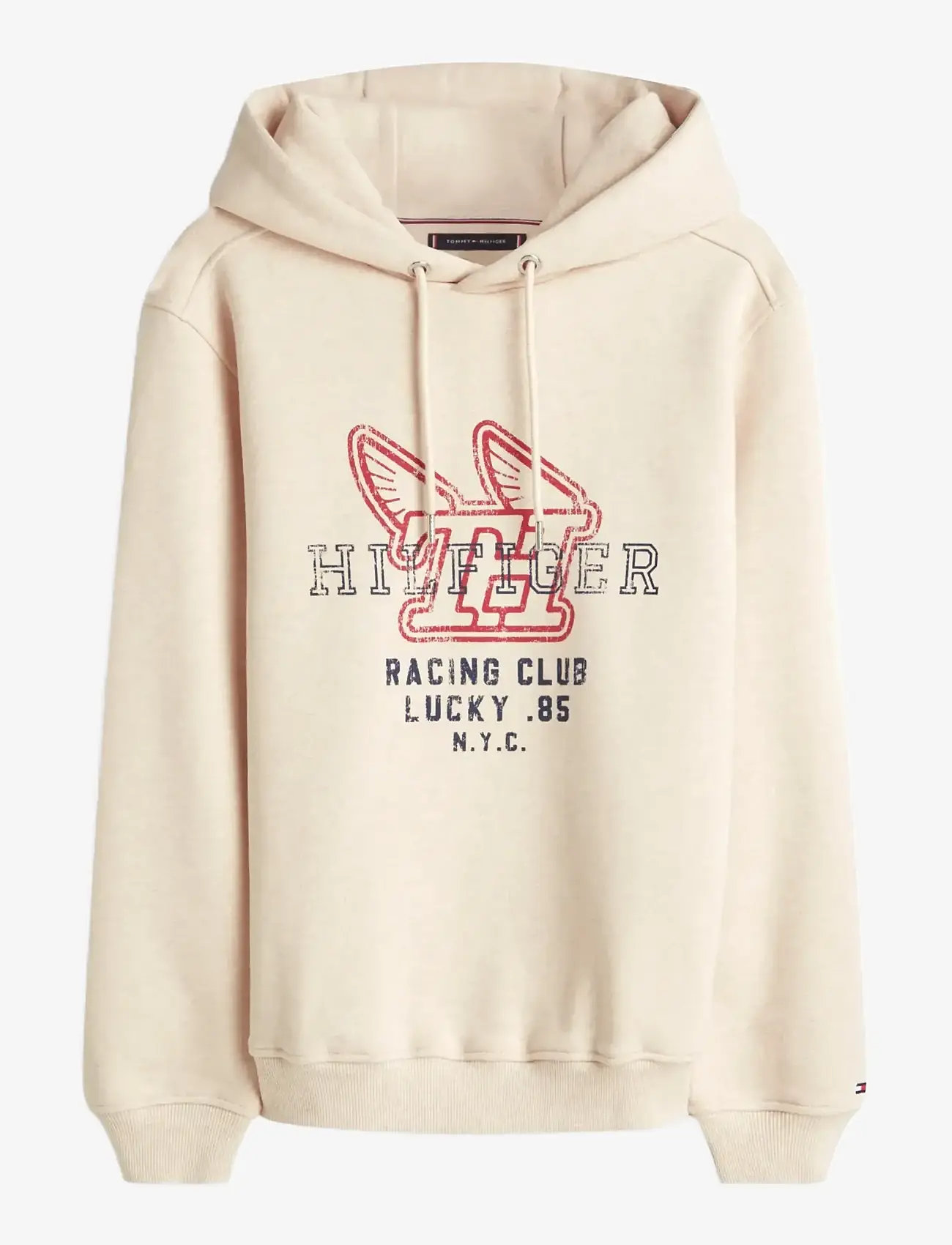Tommy Hilfiger - MODERN ATH GRAPHIC HOODY - hoodies - heathered oatmilk - 1