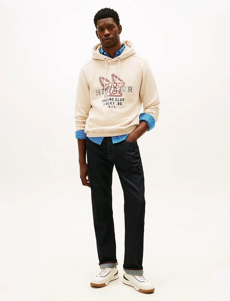 Tommy Hilfiger - MODERN ATH GRAPHIC HOODY - hoodies - heathered oatmilk - 2