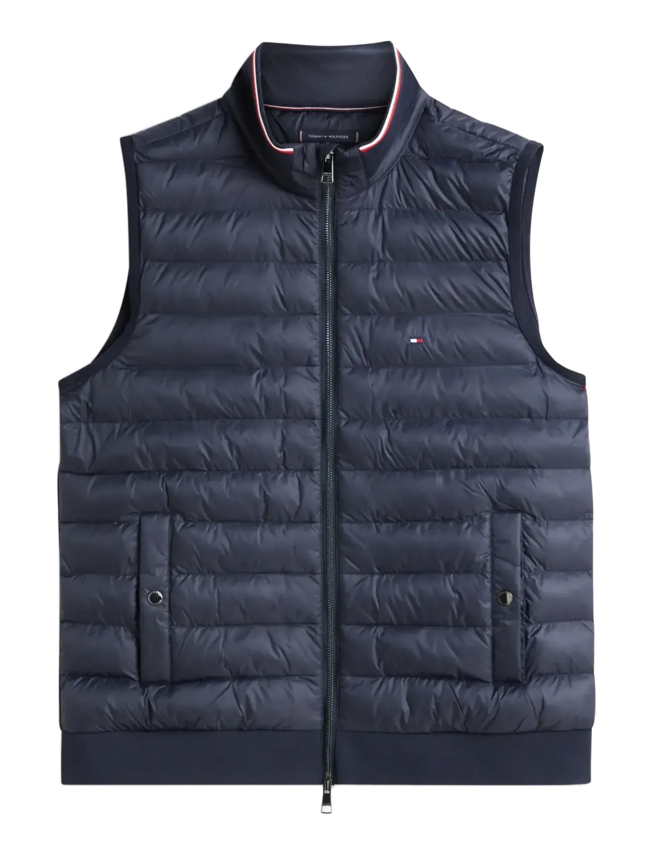 Tommy Hilfiger MIX MEDIA ESS RWB VEST - Västar - DESERT SKY / navy
