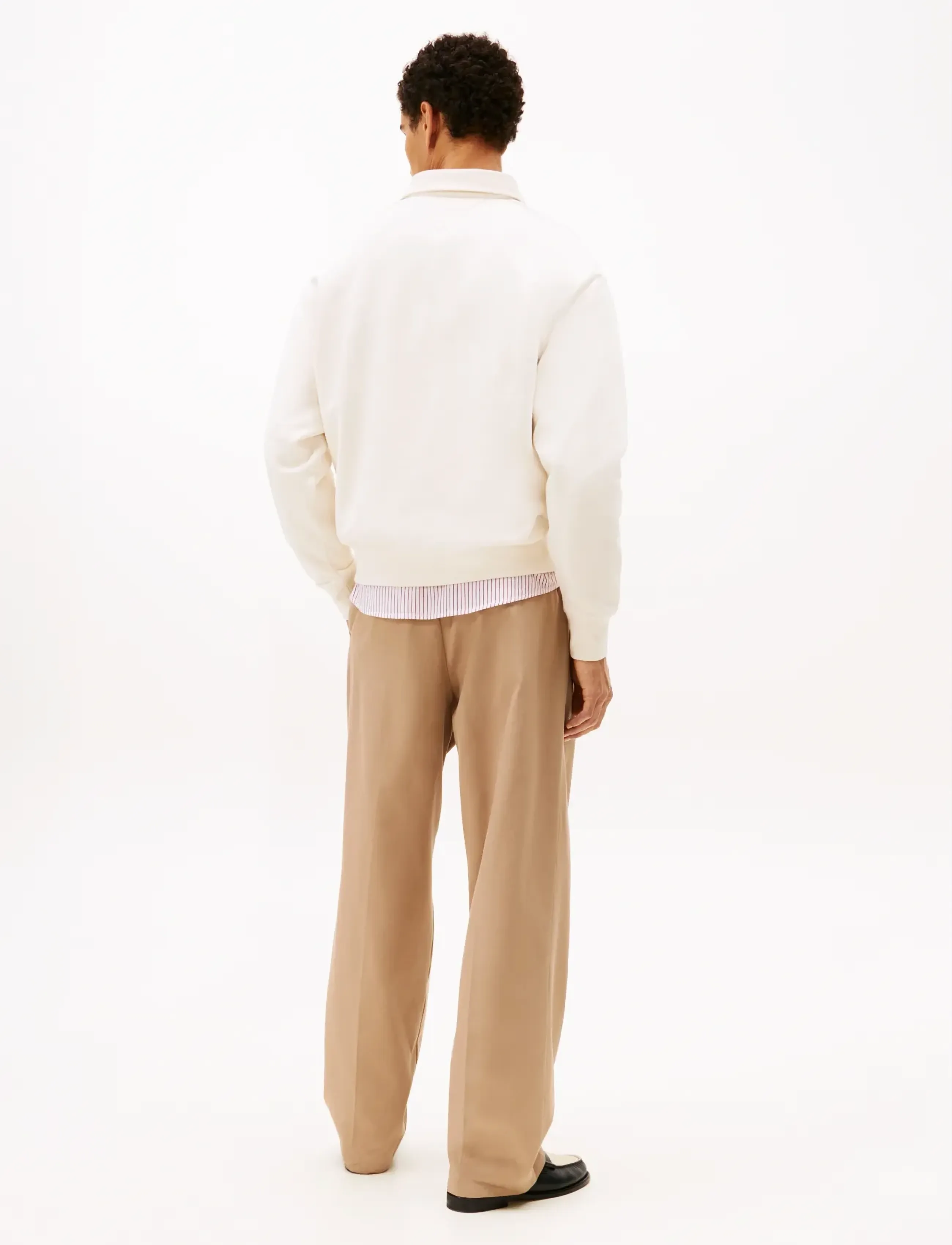 Tommy Hilfiger - ESS FLEECE COLORBLOCK RUGBY - langärmelig - ivory petal - 3