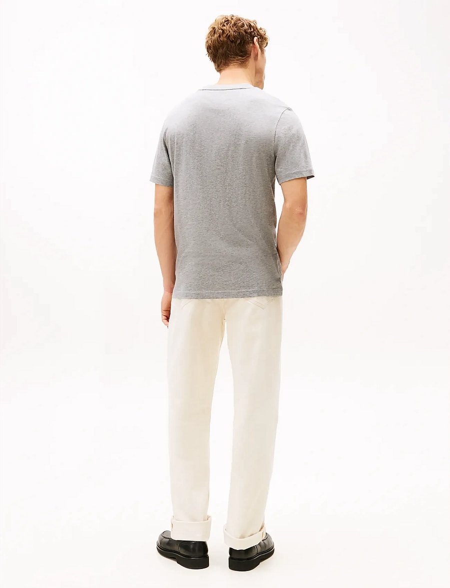 Tommy Hilfiger - BRAND LOVE SMALL CENTER TEE - lühikeste varrukatega t-särgid - medium grey heather - 3