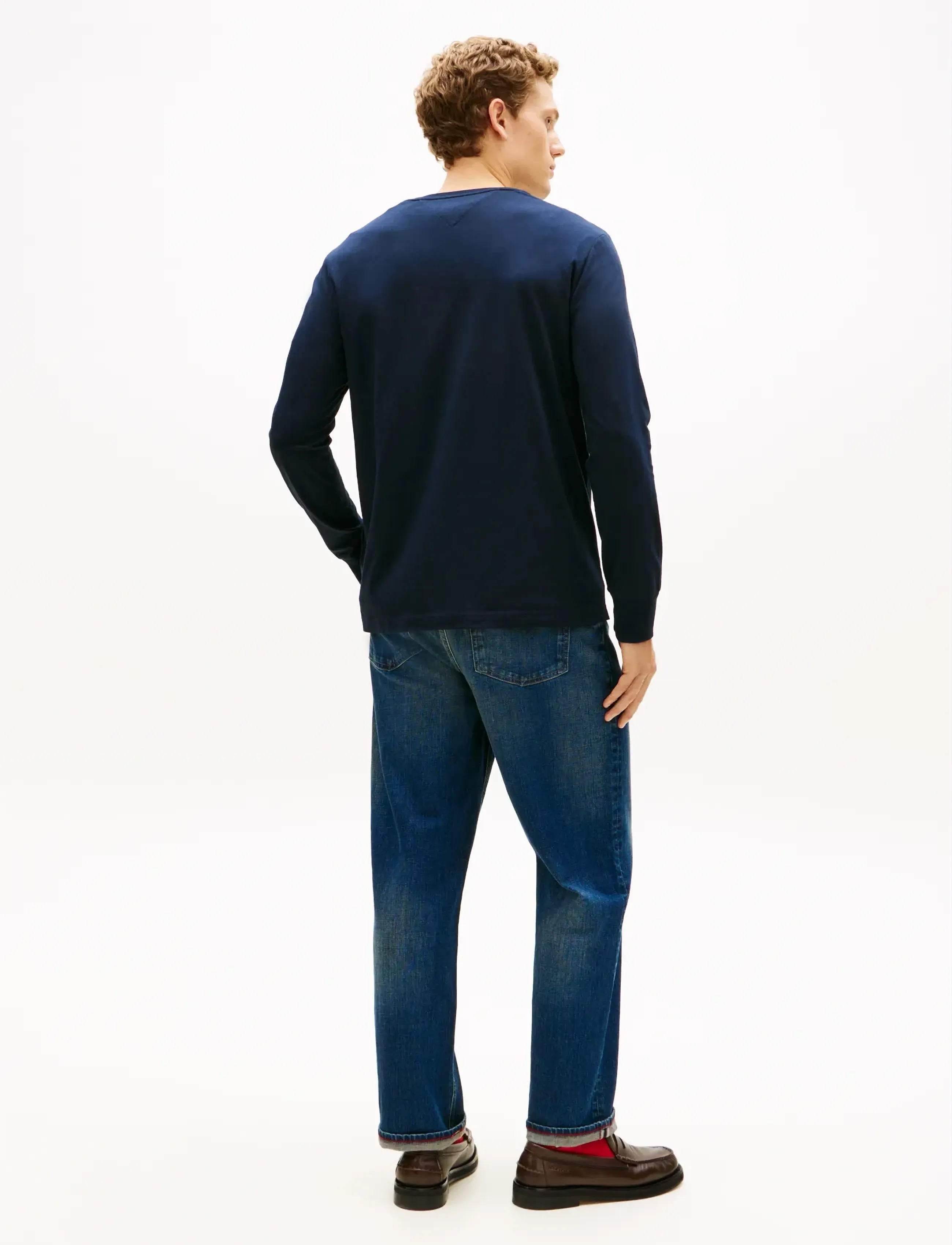 Tommy Hilfiger - BRAND LOVE LS TEE - long-sleeved t-shirts - desert sky - 3