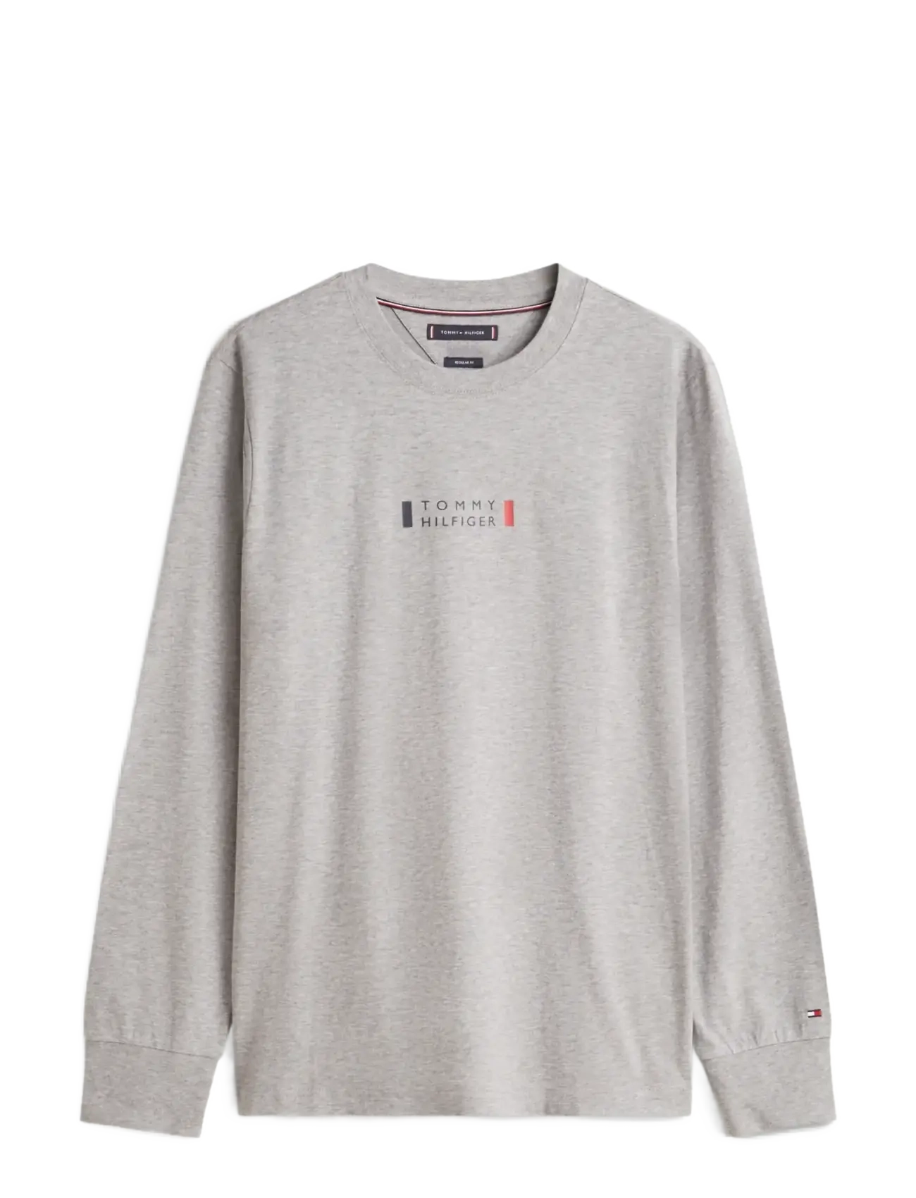 BRAND LOVE LS TEE - MEDIUM GREY HEATHER