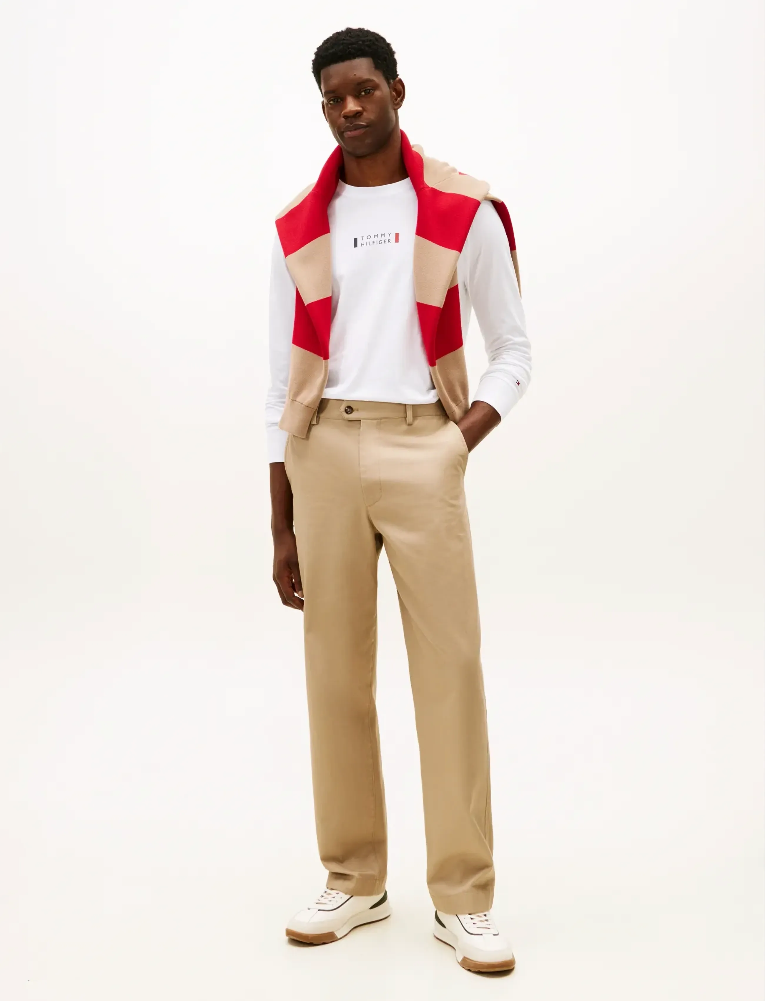 Tommy Hilfiger - BRAND LOVE LS TEE - t-shirts à manches longues - white - 3