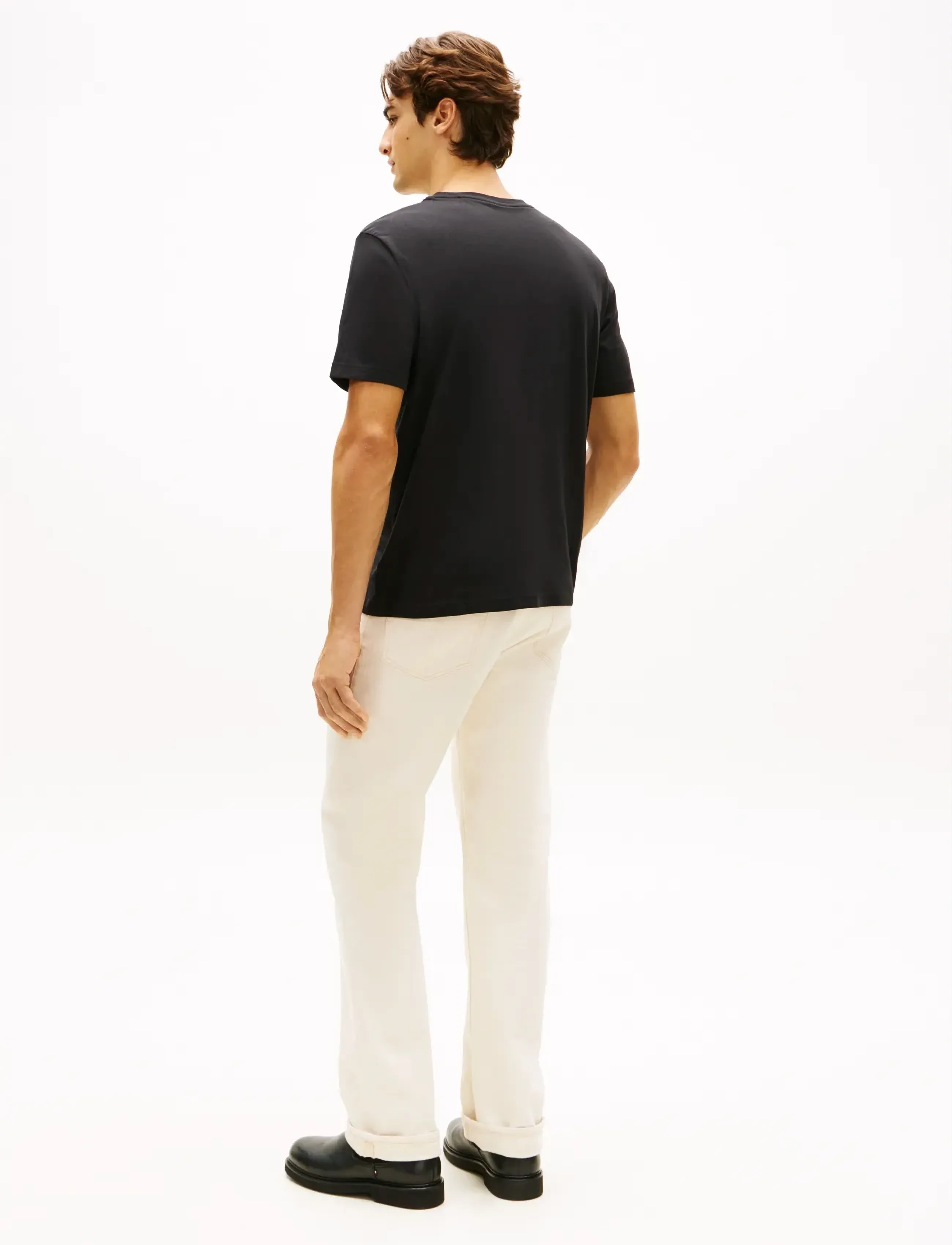 Tommy Hilfiger - BRAND LOVE BIG HILFIGER TEE - kortærmede t-shirts - black - 3